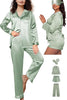 Marwa Clothing Women’s 5-Piece Silk Satin Pajama Set | Luxury Loungewear & Sleepwear (XS-XXL)