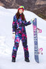 Marwa Clothing Women’s One-Piece Snowsuit | Colorful Ski & Snowboard Jumpsuit