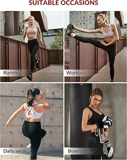 Yvette High-Impact Sports Bra | Adjustable Criss-Cross Back & Full Support – Marwa Clothing