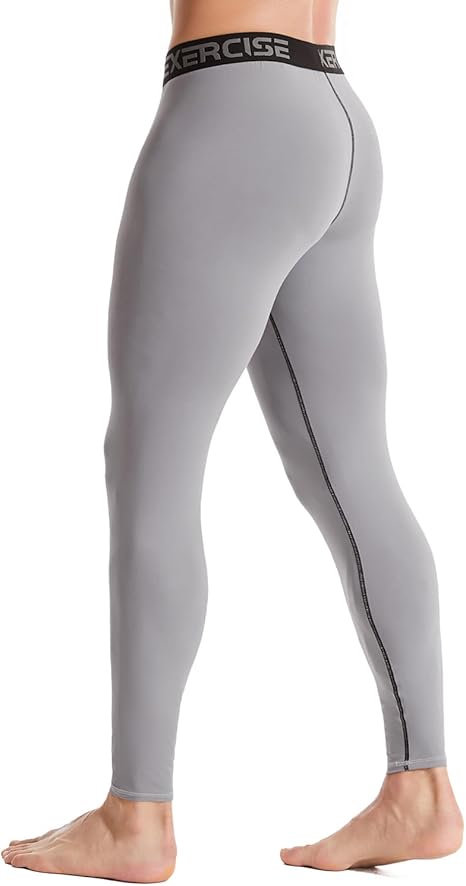 6,5 Pack Men’s Compression Pants Leggings Athletic Workout Baselayer Running Tights