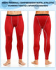 Hicarer 6 Pack Men's Compression Pants Workout Pants Athletic Compression Leggings Running Tights for Men Sport Supplies
