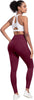 Leggings with Pockets for Women, 6 Packs Soft High Waisted Tummy Control Workout Yoga Pants