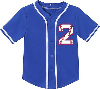 Toddler Boy Birthday Baseball Theme Shirt with Socks Kids Baseball Jerseys 1st 2nd 3rd 4 Year Old Birthday Outfits 4.6 4.6 out of 5 stars    2 ratings