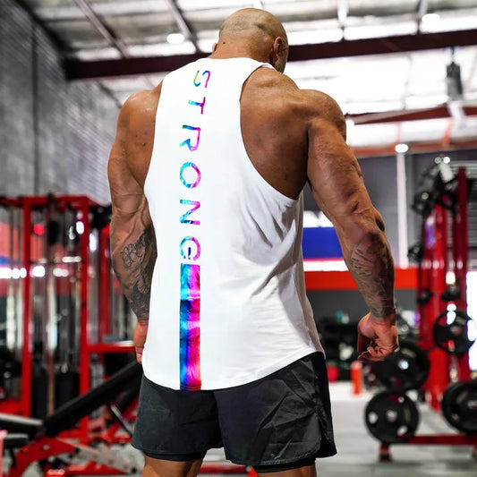 Gym & Workout Men’s Printed Cotton Tank Tops