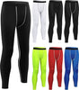 Hicarer 6 Pack Men's Compression Pants Workout Pants Athletic Compression Leggings Running Tights for Men Sport Supplies