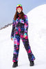 Marwa Clothing Women’s One-Piece Snowsuit | Colorful Ski & Snowboard Jumpsuit