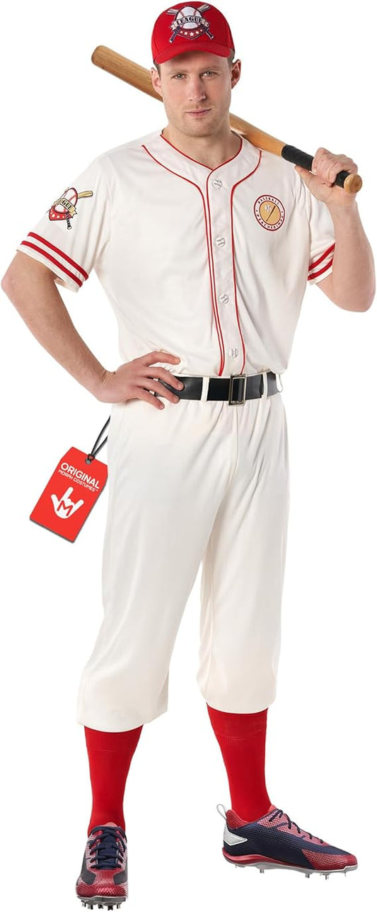 Adult Baseball Costume Men League Coach Outfit Baseball Halloween Costumes For Men